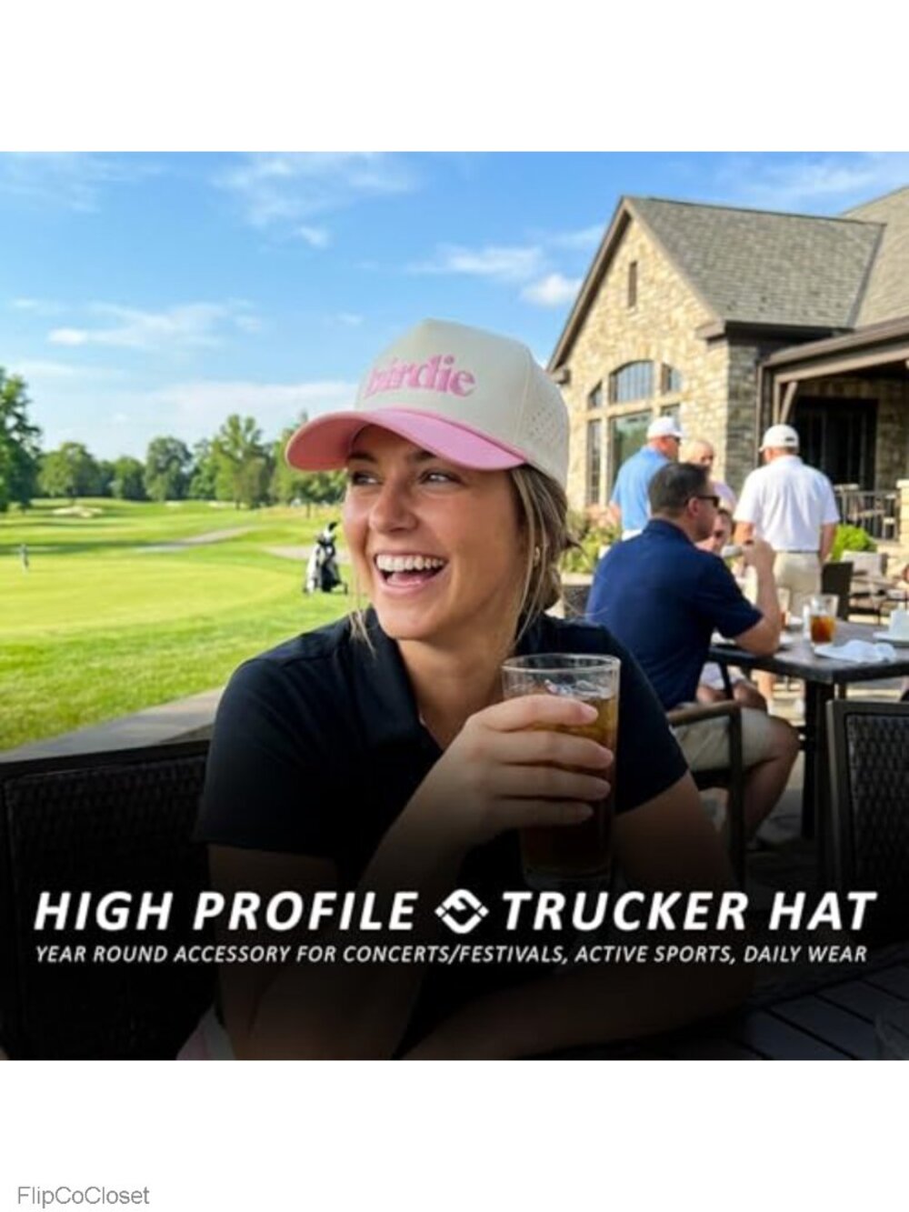 Performance Rope Golf Trucker Baseball Cap Gift - Picture 6 of 6